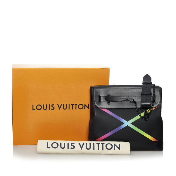 Pre-Loved Louis Vuitton Taiga Rainbow Steamer PM - Picture 10 of 10